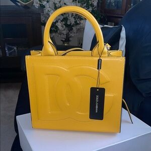 Dolce & Gabbana Vibrant Yellow Satchel